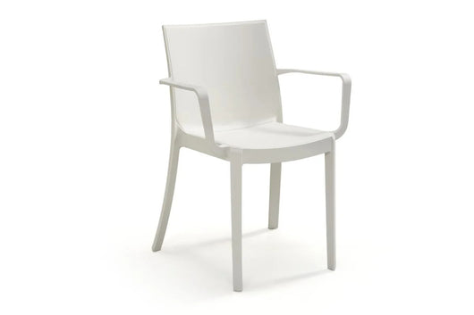 sedia in polipropilene victoria bianca