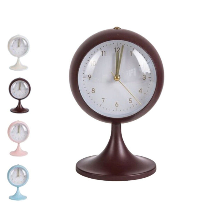 OROLOGIO SVEGLIA ANALOGICA DA TAVOLO COMODINO RETRÒ VINTAGE SILENZIOSA AS-06428