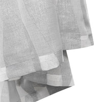 Tende Finestre Porte Interno Elegante Chic Tessuto Strass Brillantini Coppia 2 pz Grigio 60x150 Cm