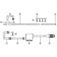 Filtro esterno organico per acquario Pompa materiali 1000 litri ora 4 fasi 16_0001742