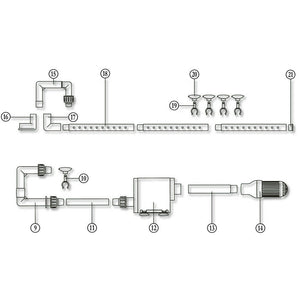 Filtro esterno organico per acquario Pompa materiali 1000 litri ora 4 fasi 16_0001742