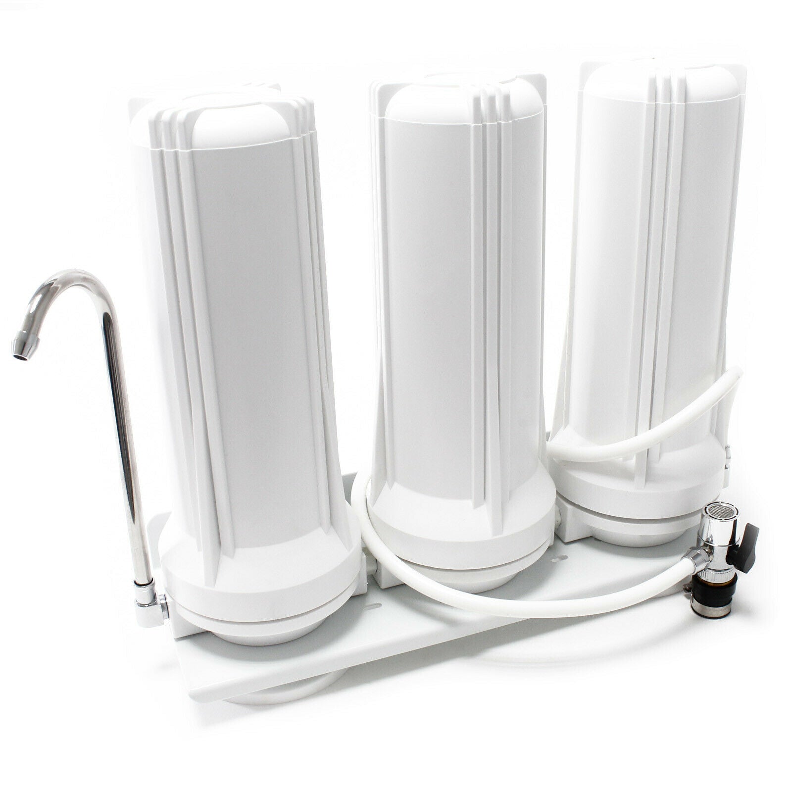 Filtro 3 stadi su lavello in acciaio Filtro a cartuccia 5μ carbone 5μ 16_0002862