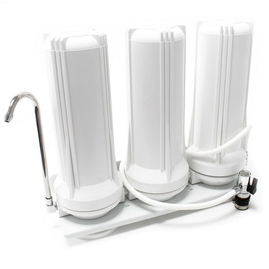 Filtro 3 stadi su lavello in acciaio Filtro a cartuccia 5μ carbone 5μ 16_0002862