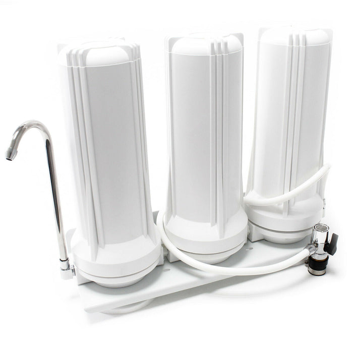 Filtro 3 stadi su lavello in acciaio Filtro a cartuccia 5μ carbone 5μ 16_0002862