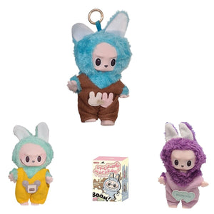 PORTACHIAVI PELUCHE LABUBU THE MONSTERS EXCITING MACARON DA COLLEZIONE GIOCO