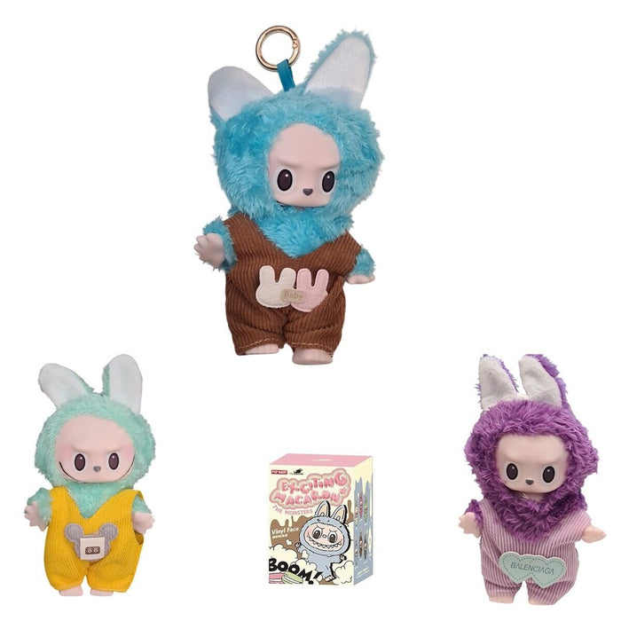 PORTACHIAVI PELUCHE LABUBU THE MONSTERS EXCITING MACARON DA COLLEZIONE GIOCO