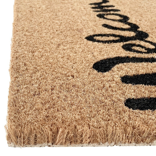 Zerbino Cocco Naturale Antiscivolo 25x75 cm Tappeto Casa Porta Ingresso Entrata Esterno - B