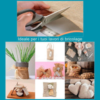 Juta Tessuto Tela Yuta 150x100 Cm Fibra Naturale 336 GR/m² Decorazioni Casa Rivestimenti Bricolage