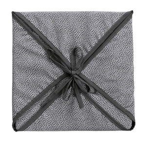 Set 6 Cuscini Sedia Cotone Con Alette Lavabili Morbidi Universali Moderni Coprisedia Maculati Grigio