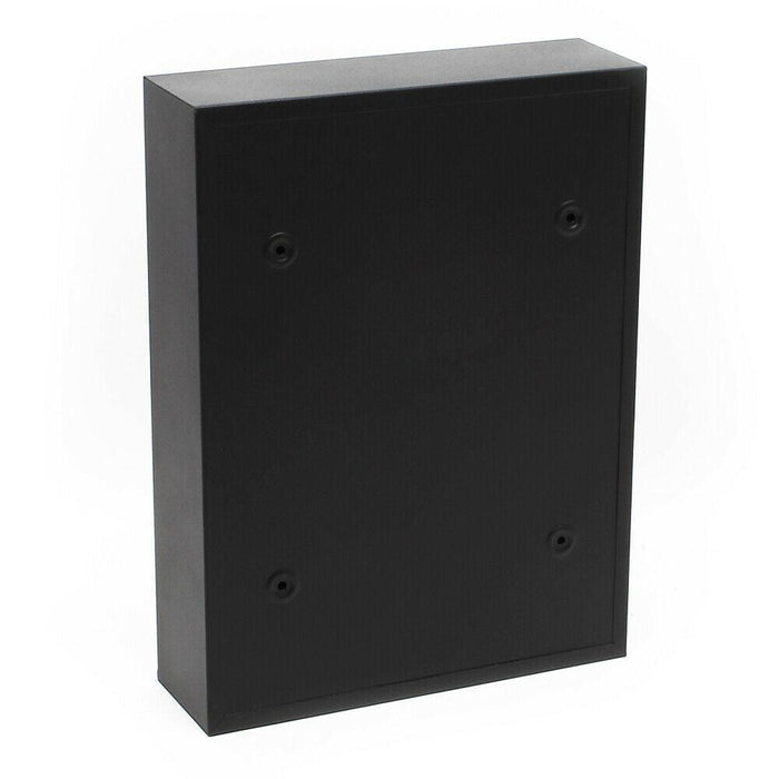 Cassetta postale di design da parete in acciaio zincato nero 16_0000075