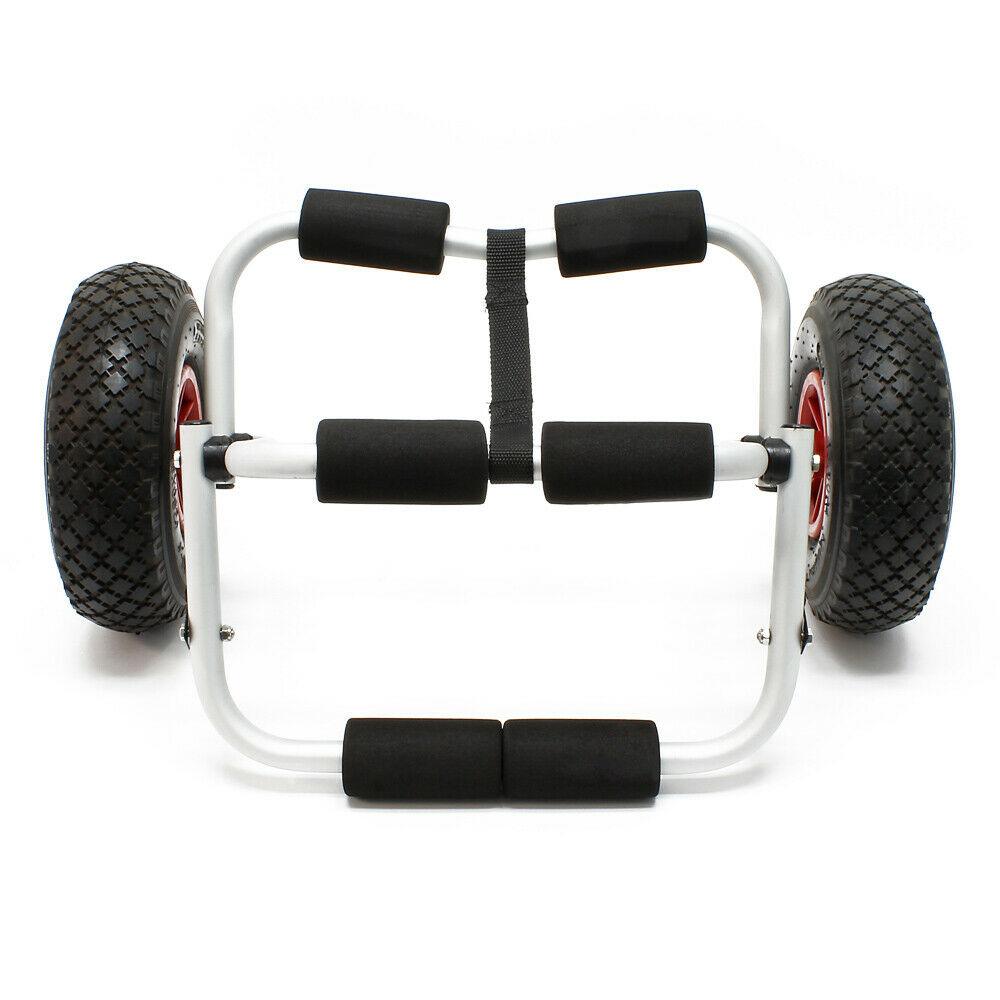 Carrello da trasporto pieghevole in alluminio 45 kg accessori barca canoa kayak surf 16_0002571