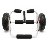 Carrello da trasporto pieghevole in alluminio 45 kg accessori barca canoa kayak surf 16_0002571