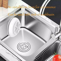 MINI LAVATRICE PORTATILE AD ULTRASUONI USB VESTITI LAVANDERIA CAMPEGGIO CAMPING