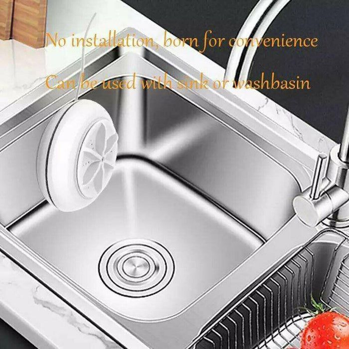 MINI LAVATRICE PORTATILE AD ULTRASUONI USB VESTITI LAVANDERIA CAMPEGGIO CAMPING