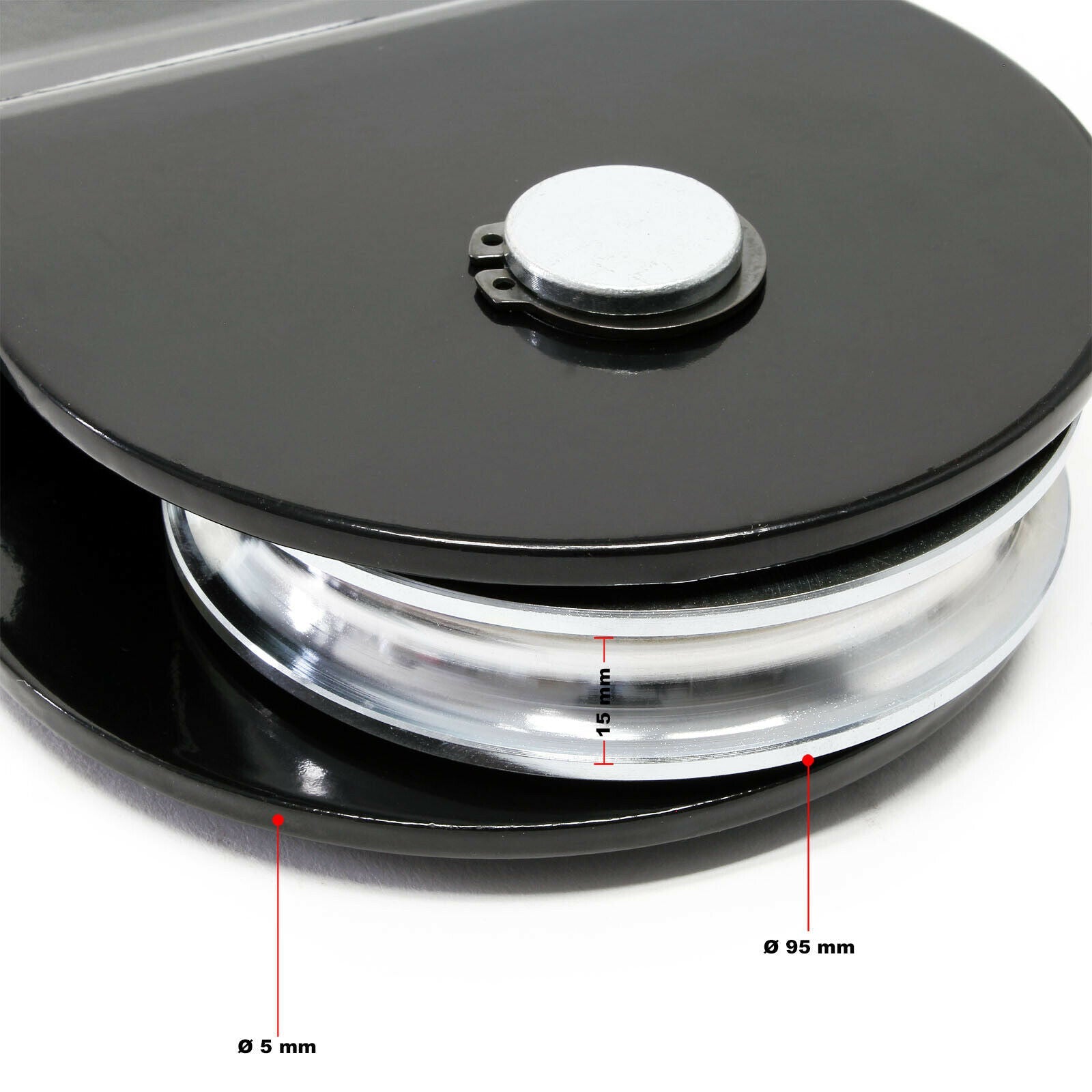 Puleggia di apertura 8 ton bozzello guida cavo verricello foerstier 16_0000594