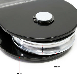 Puleggia di apertura 8 ton bozzello guida cavo verricello foerstier 16_0000594