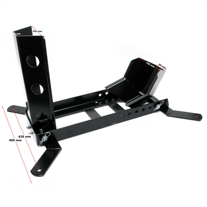 Supporto ruota moto blocca ruota cavalletto regolabile fino a 450 kg cavalletto moto nero 16_0002929