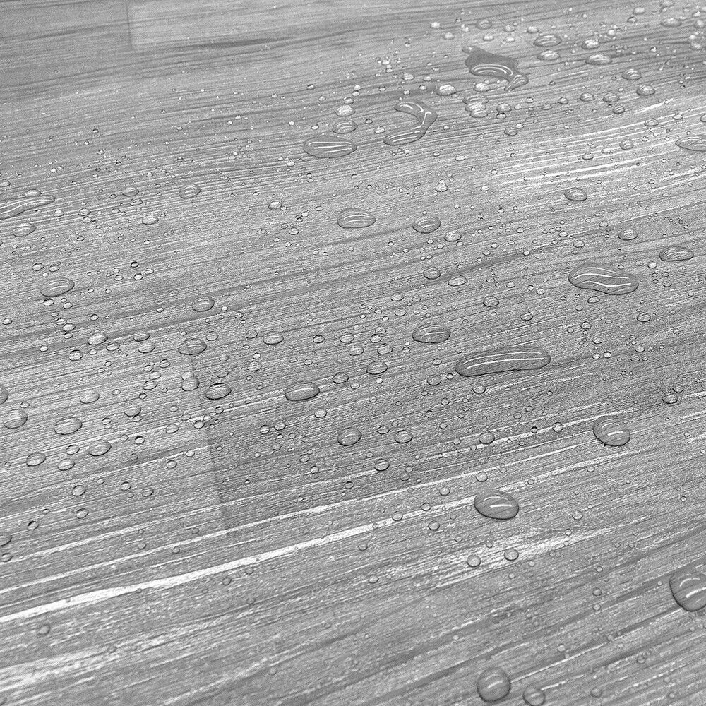 Pavimento Pvc Rivestimento Rotolo Vinile 100x100 cm Design Legno Parqut Grigio Dis_H