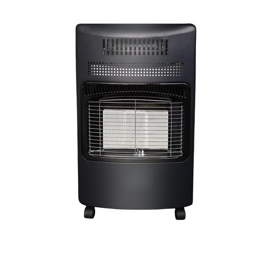 Stufa a Gas Ventilata Portatile 3 Elementi 4,2 kW Riscaldamento Rapido Interno