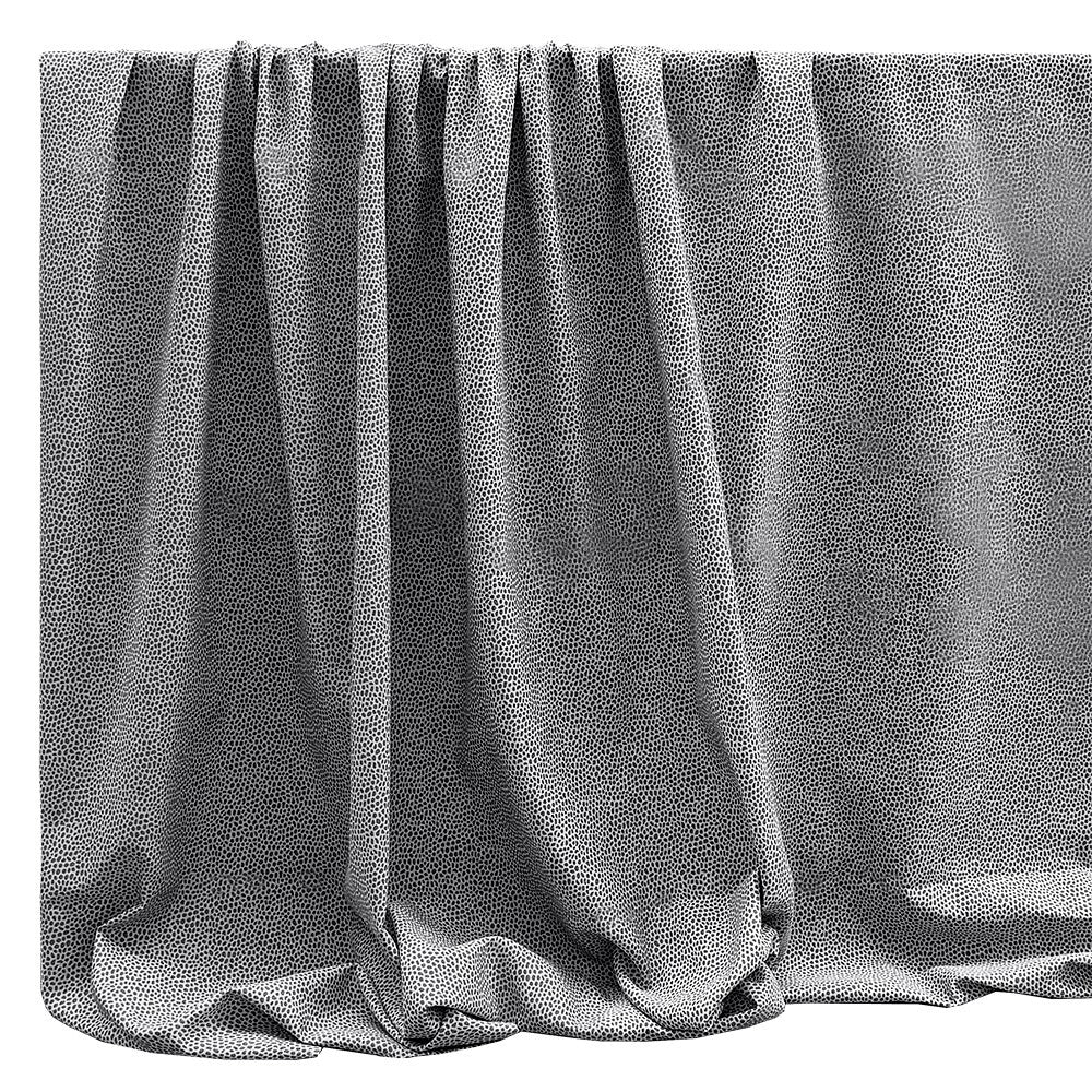 Tessuto Stoffa Cotone Loneta Maculato Cucito Rivestire Fodera Divani Sedie Cuscini 2,8x15 Mt Grigio