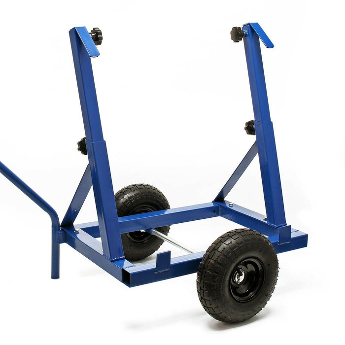 Carrello portapiatti carrello max 200 kg supporti regolabili in acciaio 16_0002568