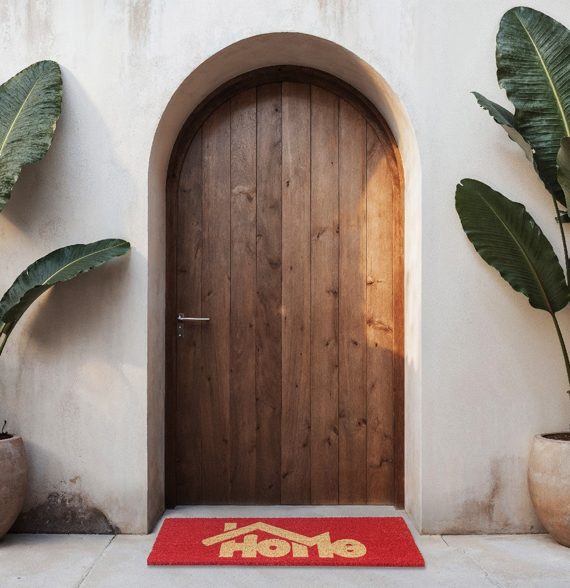 Zerbino Cocco Naturale Antiscivolo 25x75 cm Tappeto Casa Porta Ingresso Entrata Esterno - C