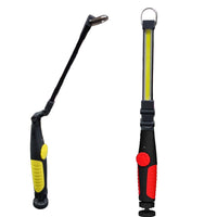 LAMPADA TORCIA LAVORO CALAMITA PORTATILE RICARICABILE REGOLABILE LED COB TEB0204