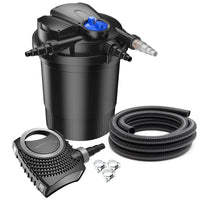 Set kit filtrazione 12000 litri 11 watt Pompa UVC 6000 l/h tubo 5 mt 16_0001893