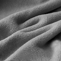 Coperta Plaid 200x220 cm Morbida Vellutata Pile Caldo Soffice Avvolgente Divano Letto Poltrona Grigio