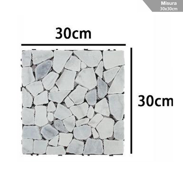 PIASTRELLA GIARDINO ESTERNO MARMO PIETRE PAVIMENTO ANTISCIVOLO INCASTRO 73558