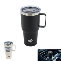 BOTTIGLIA TERMICA 900ML ACCIAIO MANICO TAZZA VIAGGIO AUTO CALDO FREDDO 90067