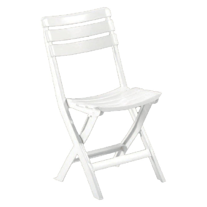 sedia in polipropilene pinta verde