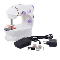 MINI MACCHINA DA CUCIRE 4 IN 1 PER CUCIRE PORTATILE CUCITO FILO SARTA SM-202A