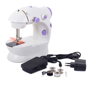 MINI MACCHINA DA CUCIRE 4 IN 1 PER CUCIRE PORTATILE CUCITO FILO SARTA SM-202A