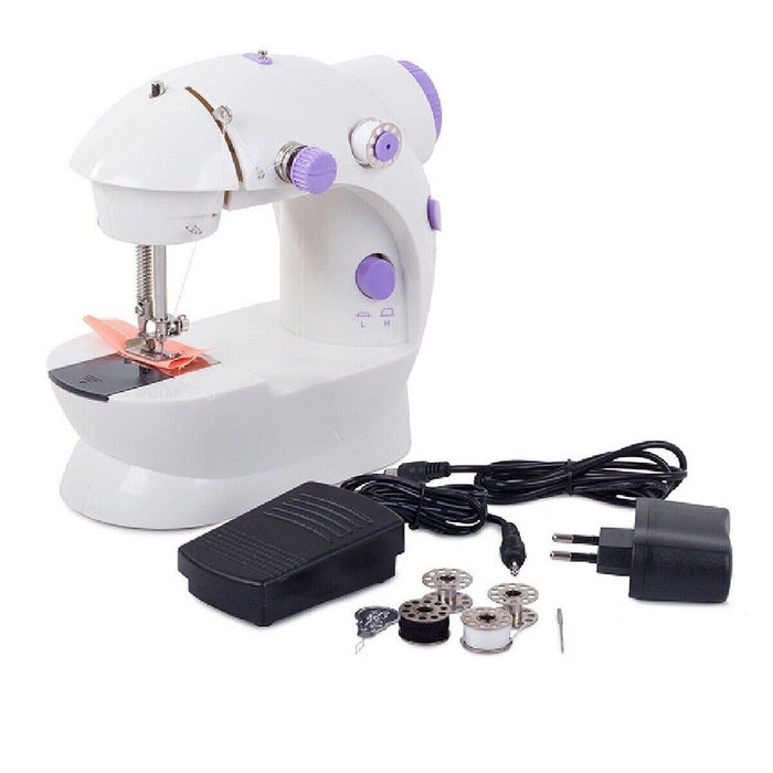 MINI MACCHINA DA CUCIRE 4 IN 1 PER CUCIRE PORTATILE CUCITO FILO SARTA SM-202A