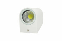 APPLIQUE DOPPIO LED 10W BIANCO LAMPADA LUCE FREDDA PARETE UP DOWN FARO ESTERNO