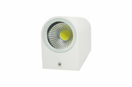 APPLIQUE DOPPIO LED 10W BIANCO LAMPADA LUCE FREDDA PARETE UP DOWN FARO ESTERNO