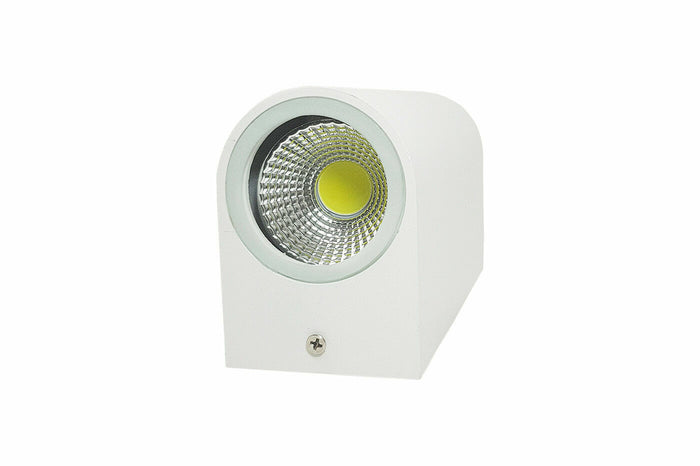 APPLIQUE DOPPIO LED 10W BIANCO LAMPADA LUCE FREDDA PARETE UP DOWN FARO ESTERNO