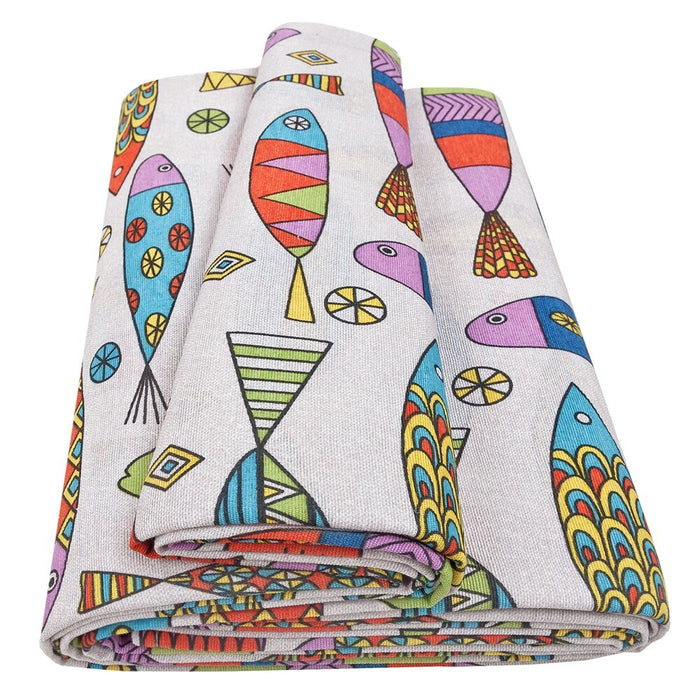 Tessuto Stoffa Morbido Cotone Loneta Cucito Fai Da Te Moderno Rivestire Foderare 2,8x3 Mt Dis_(E)