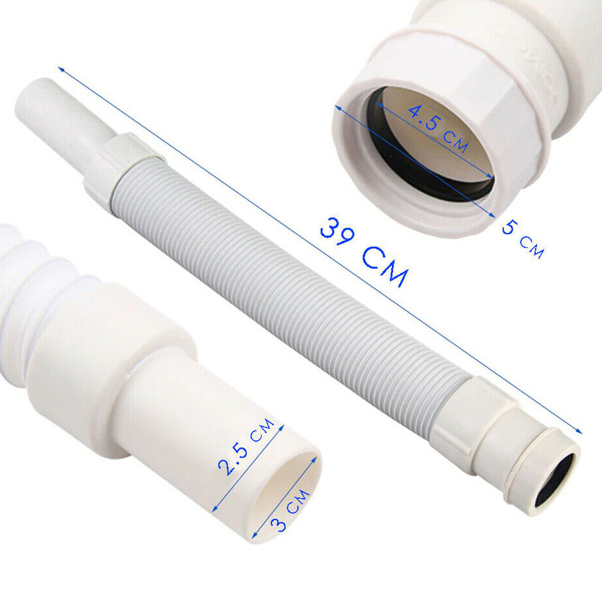 TUBO FLESSIBILE ANTIODORE DEODORIZZAZIONE 1-1/2 ACQUA LAVELLO SCARICO DGO-169