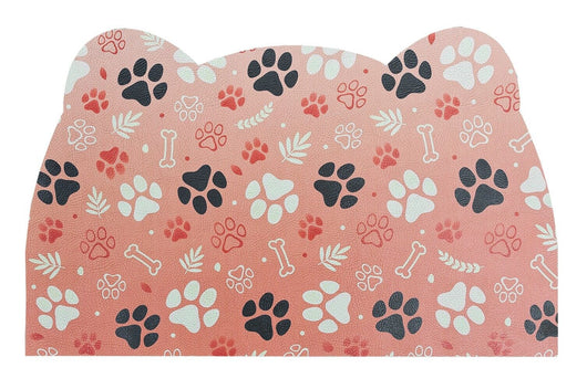 Tappeto Sottociotola Tovaglietta 38x60 Pvc Impermeabile Antiscivolo Cane Gatto Dis.A