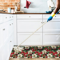 Tappeto Cucina Natale Pvc 51x100 cm Antimacchia Passatoia Antiscivolo Antisfilo Lavabile Dis_NE