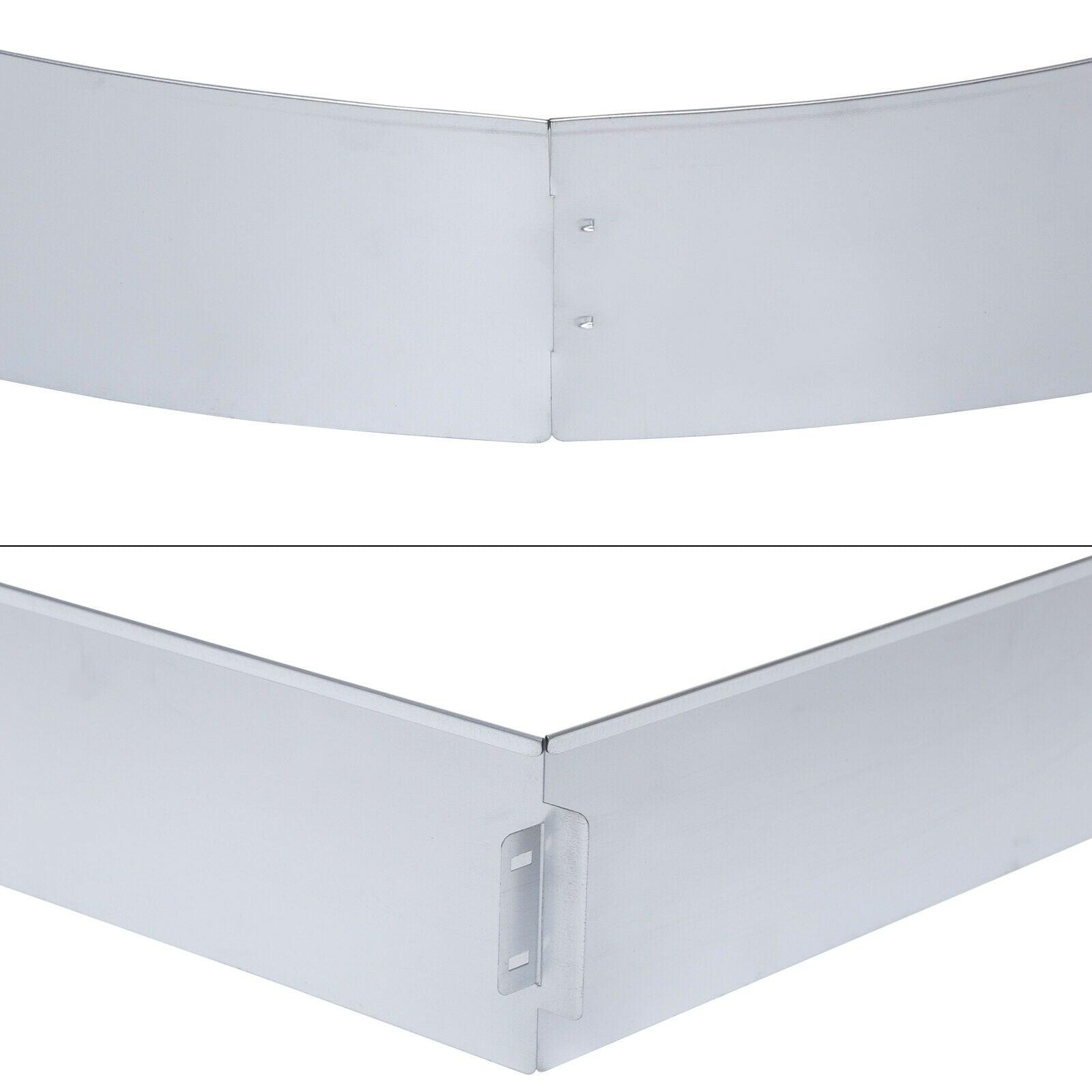 Bordura per giardino in acciaio zincato Barriera per aiuola 10 m 16_0001686