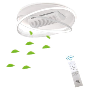 PLAFONIERA LED CON VENTILATORE 55W 500MM SENZA PALE LUCE CALDA FREDDA ET-31530