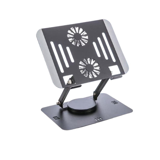 SUPPORTO TAVOLO DISSIPATORE VENTOLA 360° TABLET E  DISSIPAZIONE CALORE