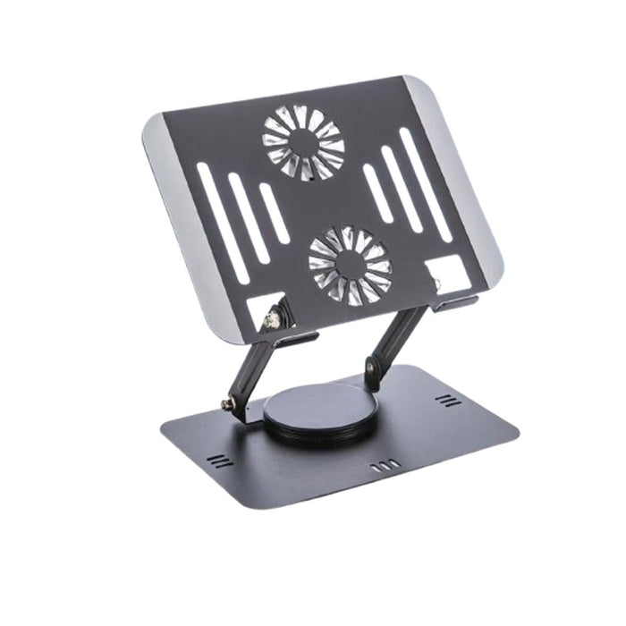 SUPPORTO TAVOLO DISSIPATORE VENTOLA 360° TABLET E  DISSIPAZIONE CALORE