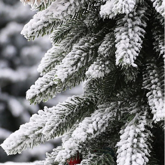 ALBERO DI NATALE PINO VERDE ARTIFICIALE INNEVATO PICCOLO 40 CM CON NEVE BACCHE