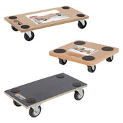 CARRELLO MULTIUSO PEDANA IN LEGNO CM29X29 -RUOTE DIAM 50 PORTATA 200 KG