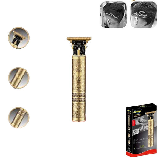 TAGLIACAPELLI PROFESSIONALE REGOLA BARBA RASOIO DISEGNI RICARICABILE USB SK-818