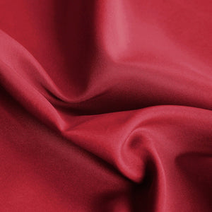 Tenda Porta Finestra 140x280 Cm Raso Sintetico 1 Pannello Coprente Occhielli Acciaio Bordeaux